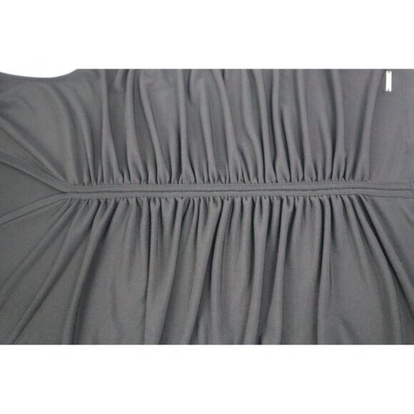 Nine West Women's Black Sleeveless Saleha Rached V-Neck Top Size Medium - Picture 5 of 13